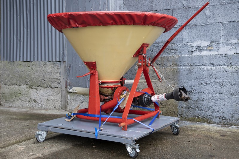 January 31st, 2022 - The Fertiliser Spreader ready to leave the farm for its first public display at the RHA, Dublin.