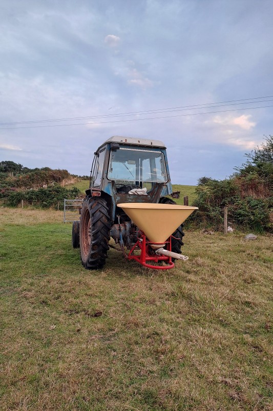 August 24th, 2026 - The Fertiliser Spreader at work on the farm in The Grove Field
